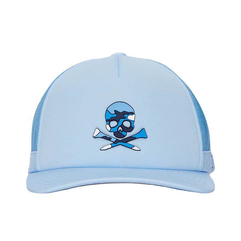 GFORE Camo Skull Trucker Men's Cap (Blue) - Image 2