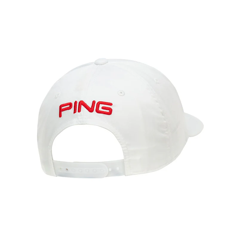 PING Classic Lite 214 Men's Cap (White/Red) - Image 2