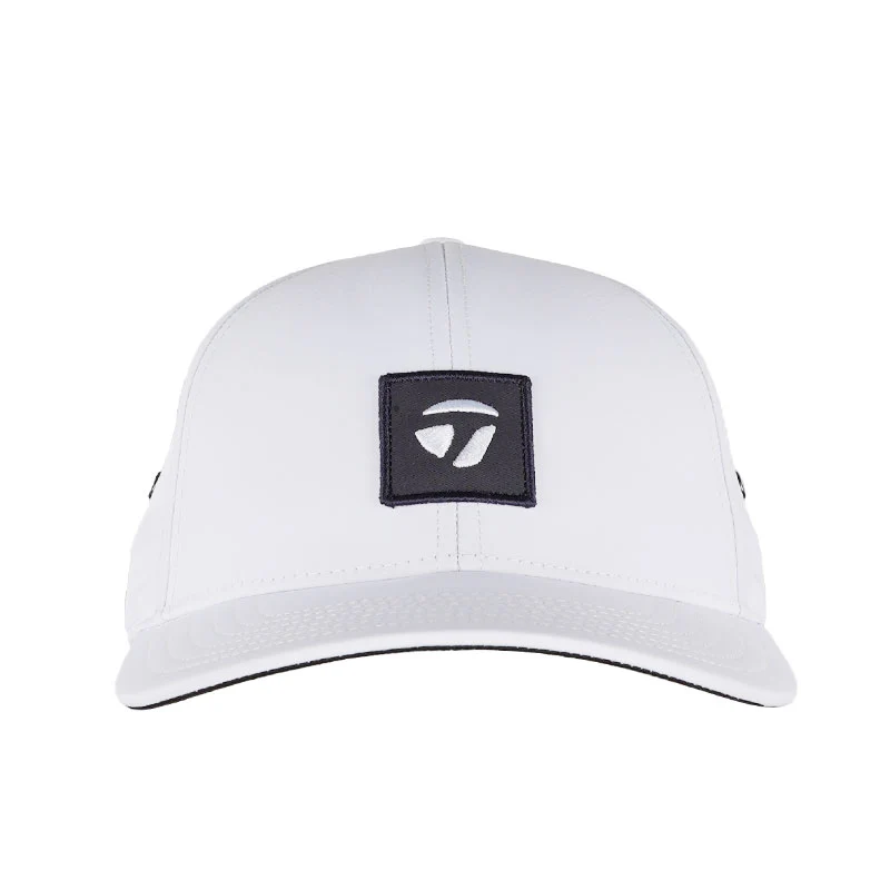 TAYLORMADE Lifestyle Camo Patch Flatbill Men's Cap (White) - Image 3