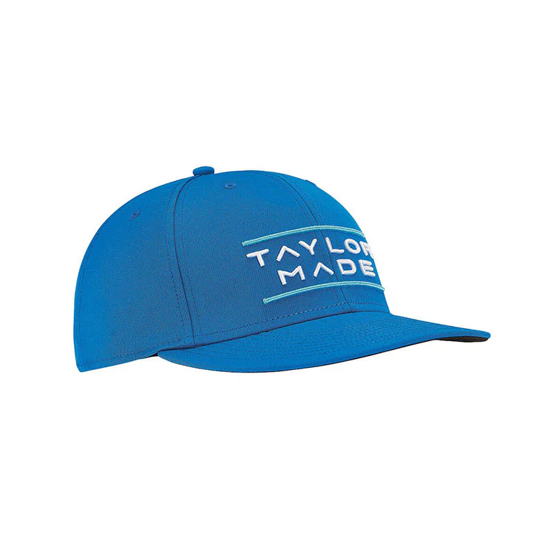 TAYLORMADE Lifestyle Stretch Flatbill Men's Cap (Royal) - Image 2
