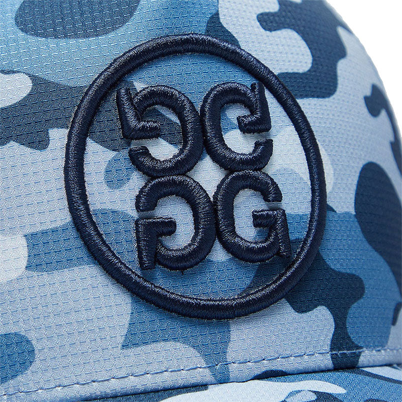 GFORE Circle G's Camo Ripstop Snapback Men's Cap (Slate) - Image 4