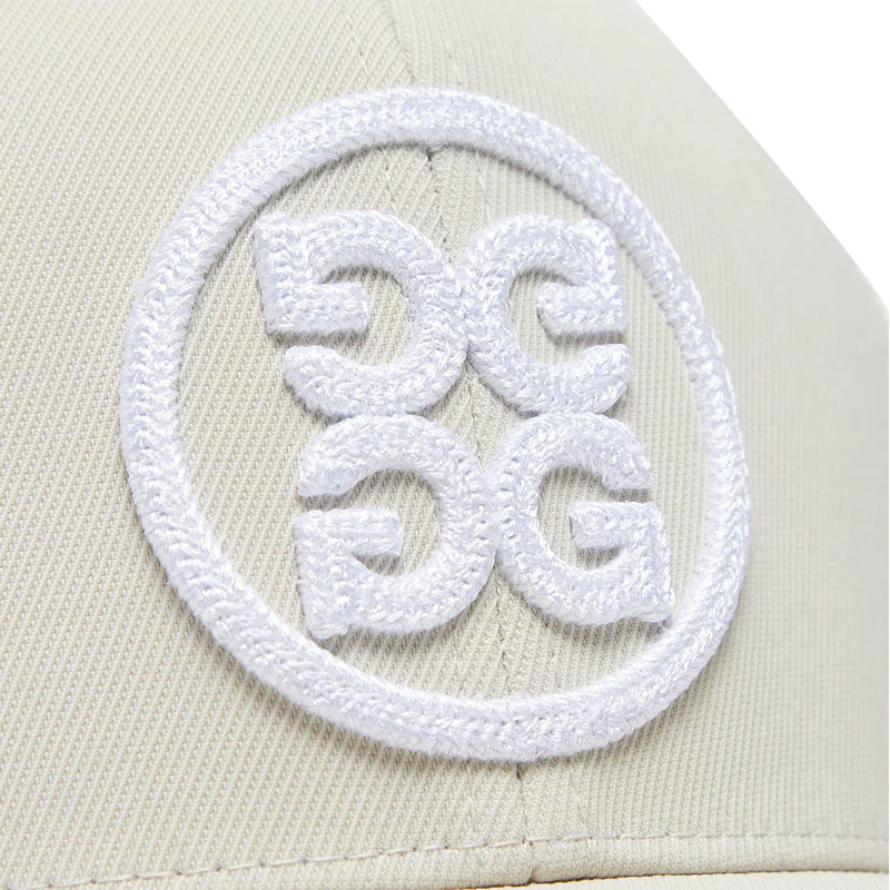 GFORE Circle G's Stretch Twill Men's Snapback (Stone) - Image 4
