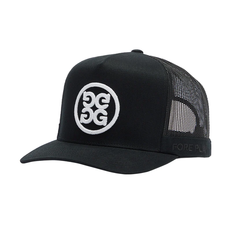 GFORE Circle G's Knit Trucker Men's Cap (Onyx)
