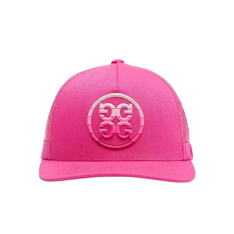 GFORE Circle G's Ombre Trucker Women's Cap (Day Glow Pink) - Image 3