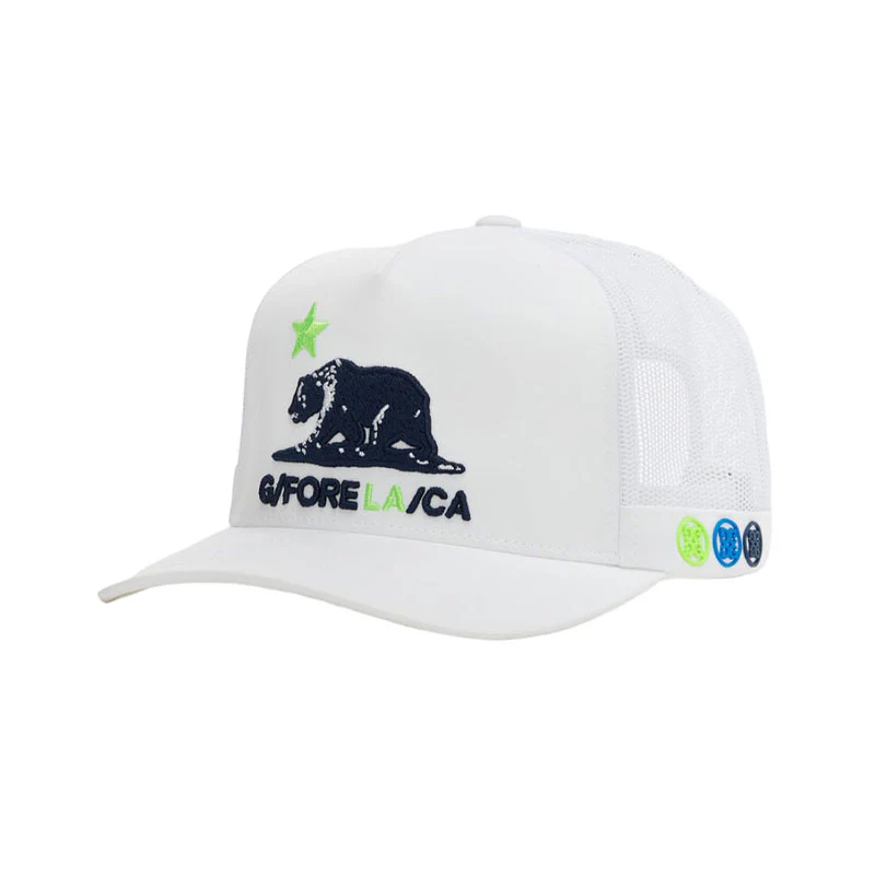 GFORE Calfornia Knit Trucker Men's Cap (Snow)