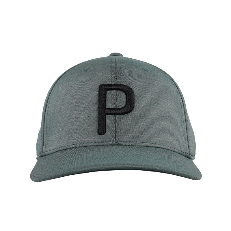 PUMA Men's P Cap (Eucalyptus/Black) - Image 3