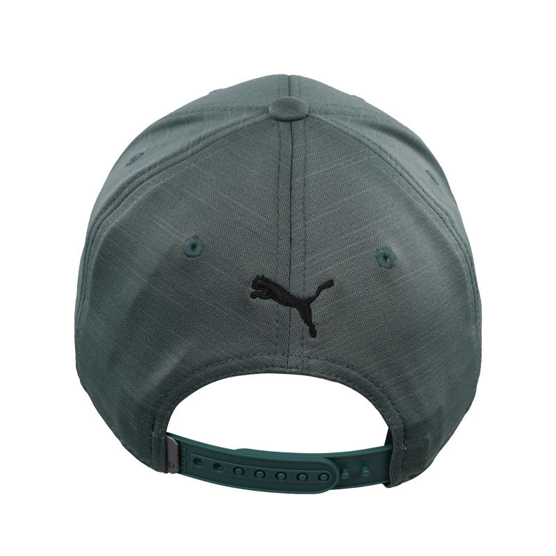 PUMA Men's P Cap (Eucalyptus/Black) - Image 4