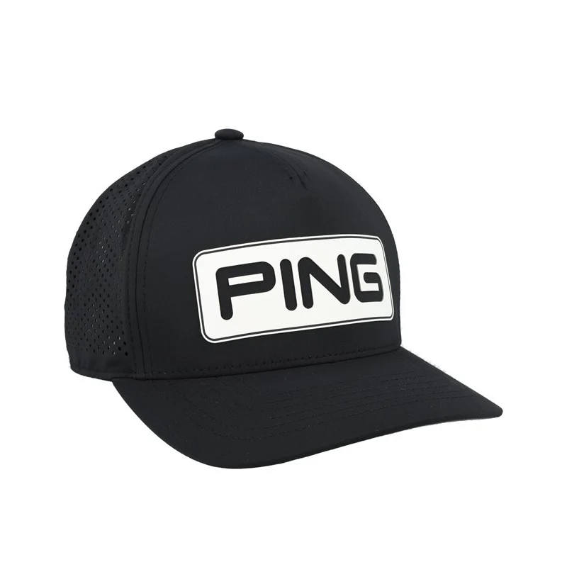 PING Tour Vented Delta 211 Men's Cap (Black) - Image 2