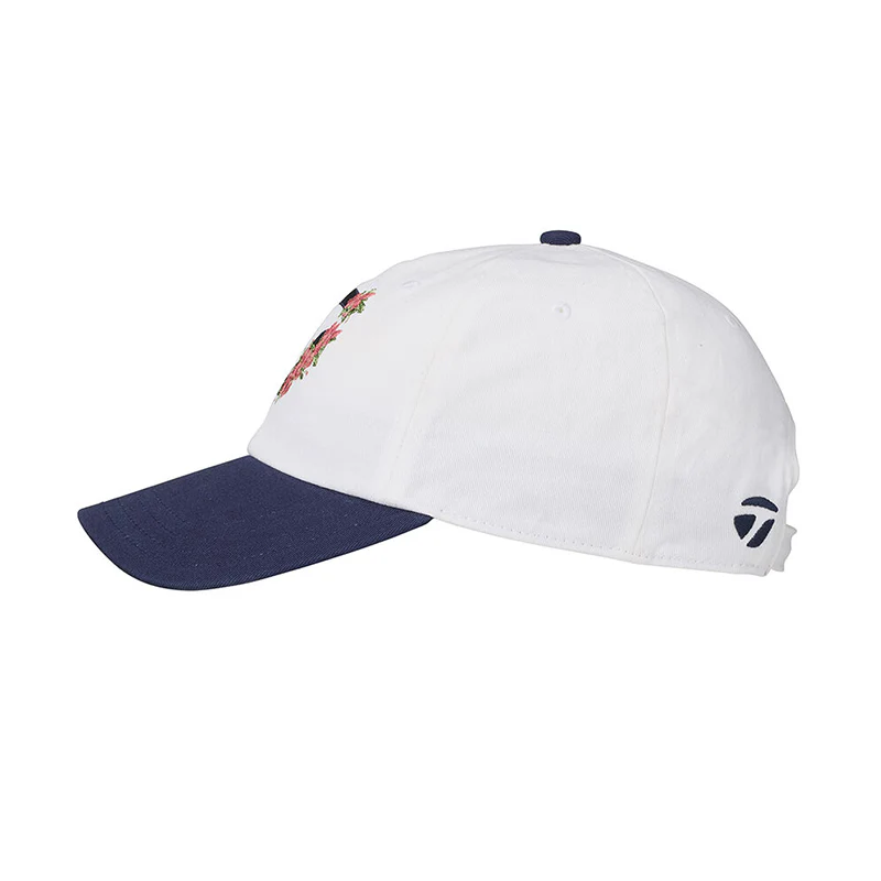 TAYLORMADE Flower Logo Women's Cap (White) - Image 2