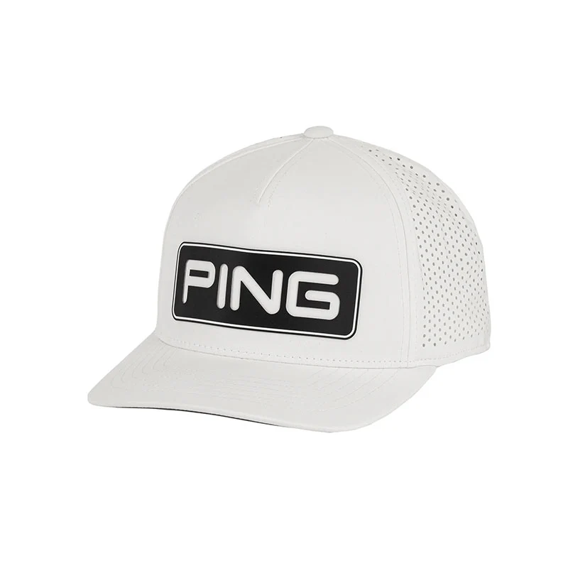 PING Tour Vented Delta 211 Men's Cap (White)