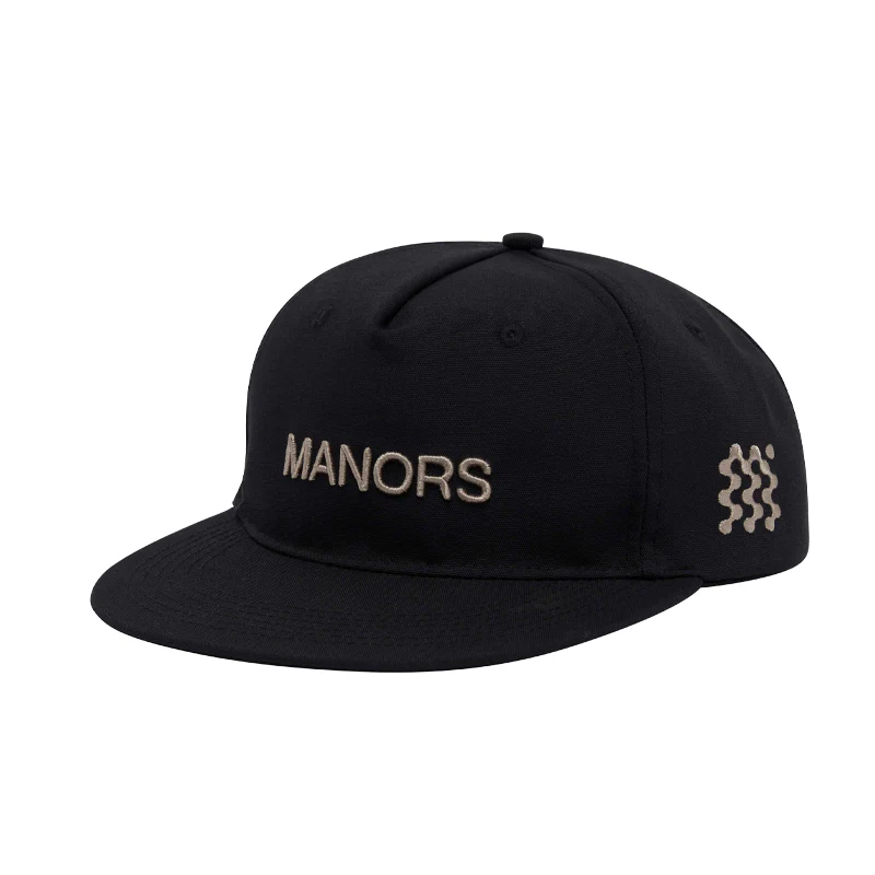 MANORS Retro Crown Men's Cap (Black)
