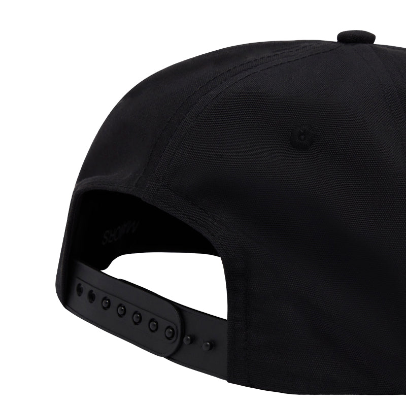MANORS Retro Crown Men's Cap (Black) - Image 3
