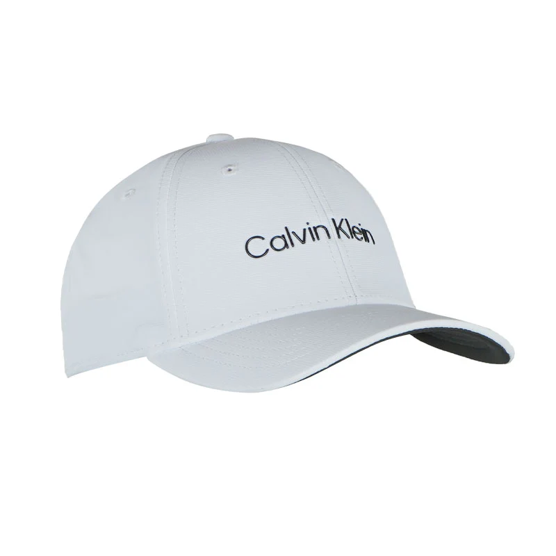 CALVIN KLEIN Brookline Baseball Men's Cap (White) - Image 2