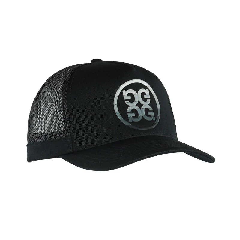 GFORE Circle G Trucker Men's Cap (Onyx) - Image 2