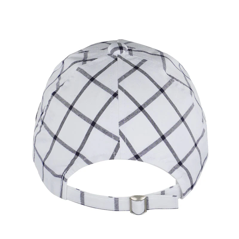LE COQ SPORTIF GOLF Checkered Women's Cap (White) - Image 4
