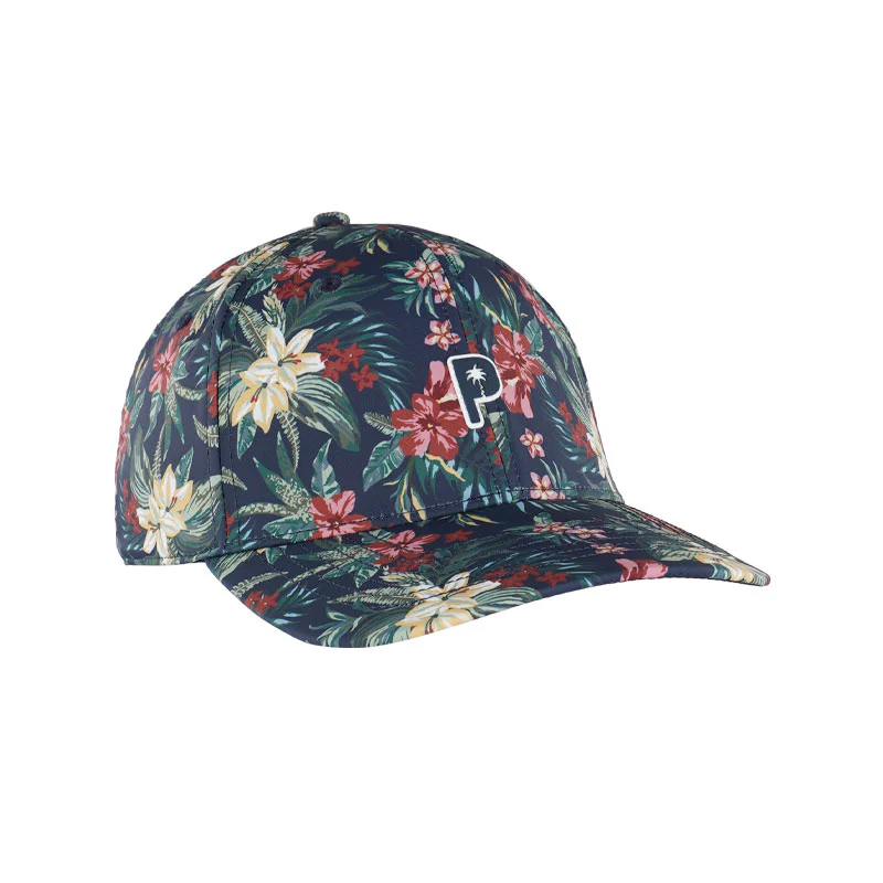 PUMA x PTC Floral Tech Men's Cap (Navy/Red) - Image 2
