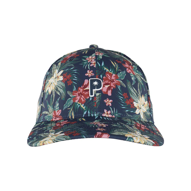 PUMA x PTC Floral Tech Men's Cap (Navy/Red) - Image 3