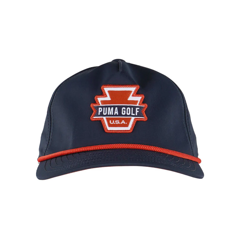 PUMA Interstate Men's Cap (Navy/Red) - Image 3