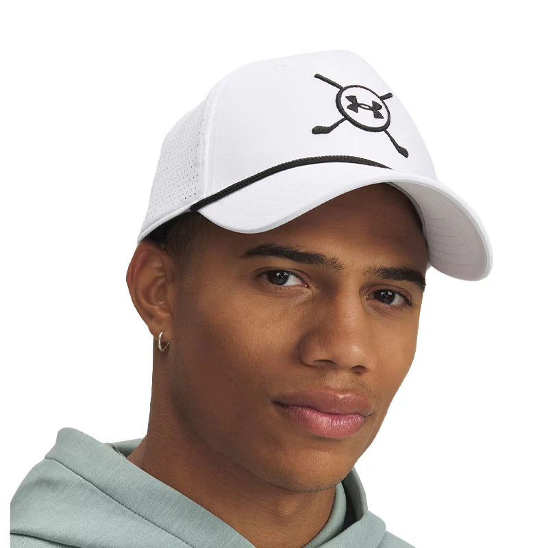 UNDER ARMOUR Driver Snapback Men's Cap (White) - Image 2