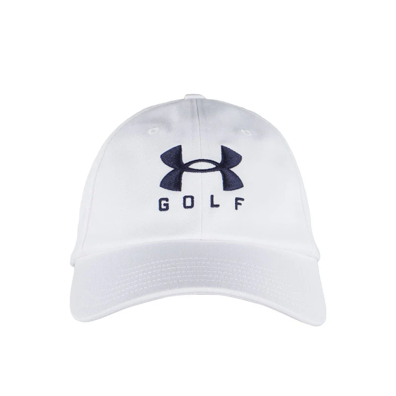 UNDER ARMOUR Drive96 Adjustable Men's Cap (White/Navy) - Image 3