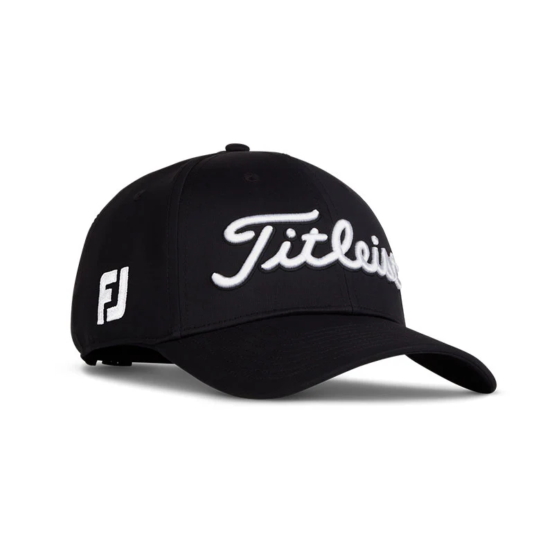 TITLEIST Tour Performance Men's Cap (Black/White) - Image 2