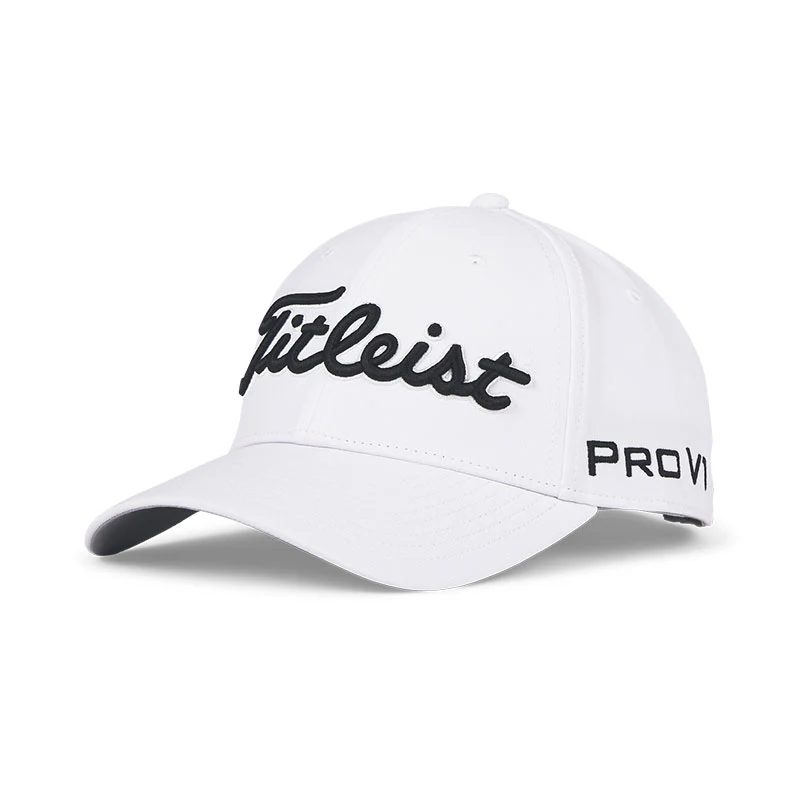 TITLEIST Tour Performance Men's Cap (White/Black)
