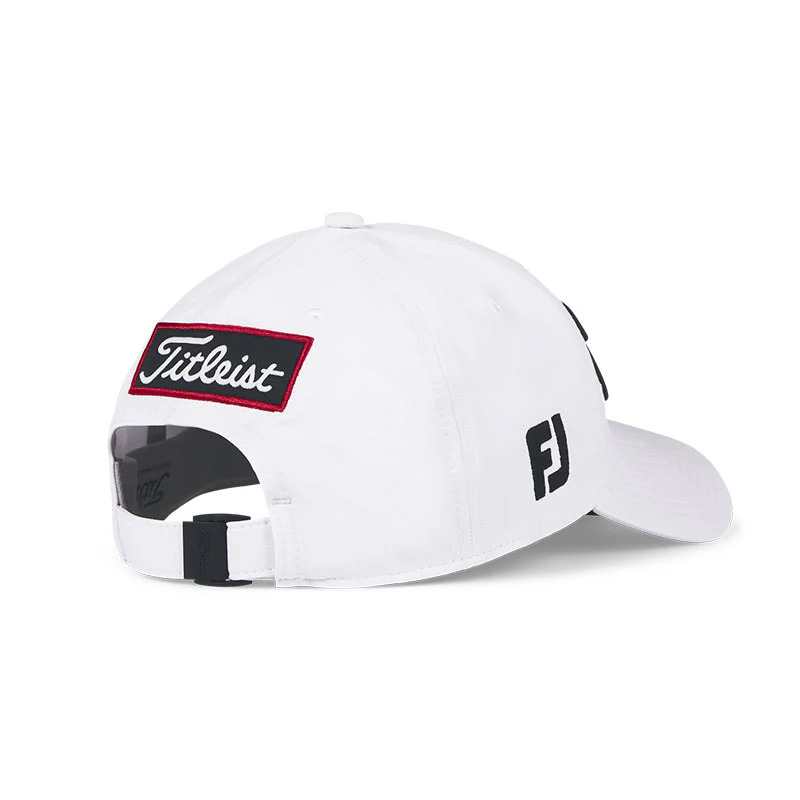 TITLEIST Tour Performance Men's Cap (White/Black) - Image 3