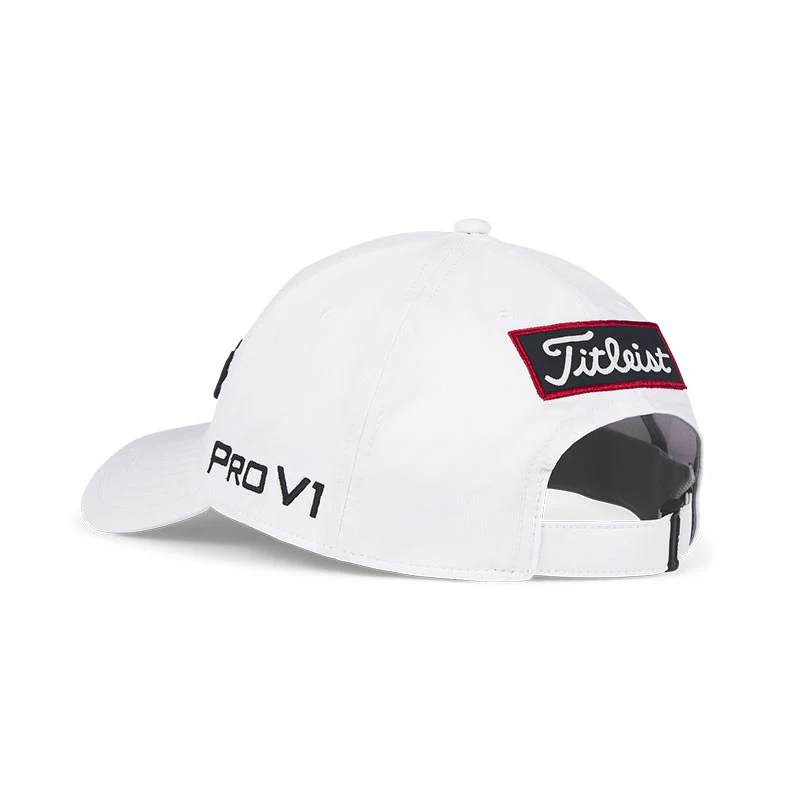 TITLEIST Tour Performance Men's Cap (White/Black) - Image 4