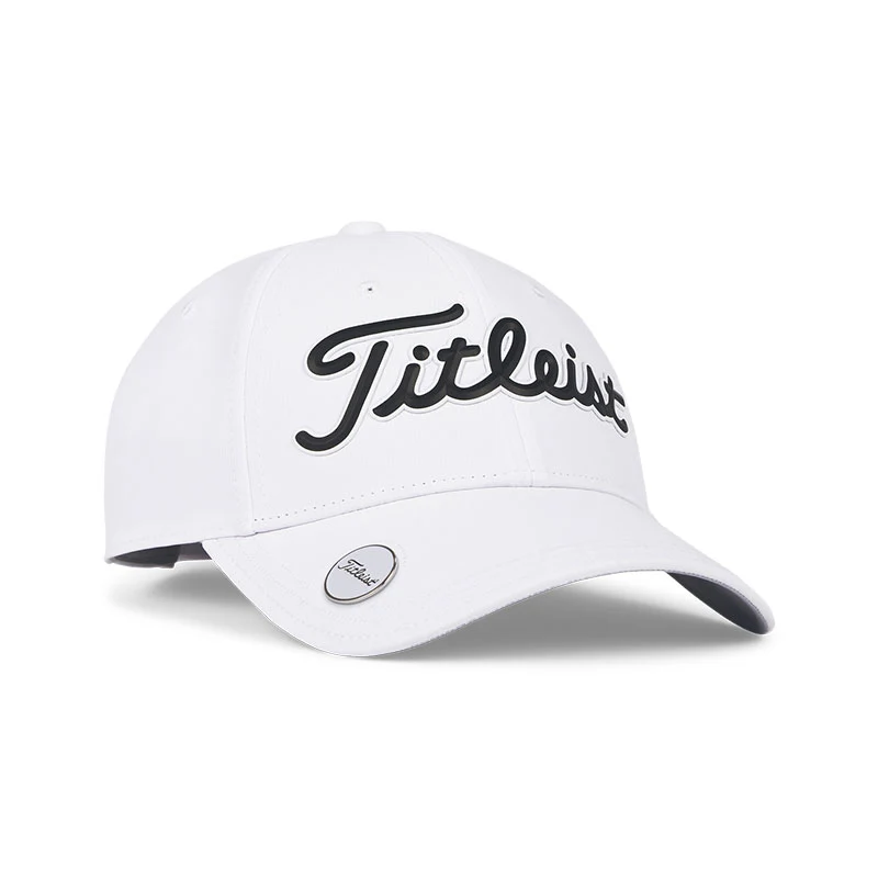 TITLEIST Players Performance Ball Marker Women's Cap (White/Black) - Image 2