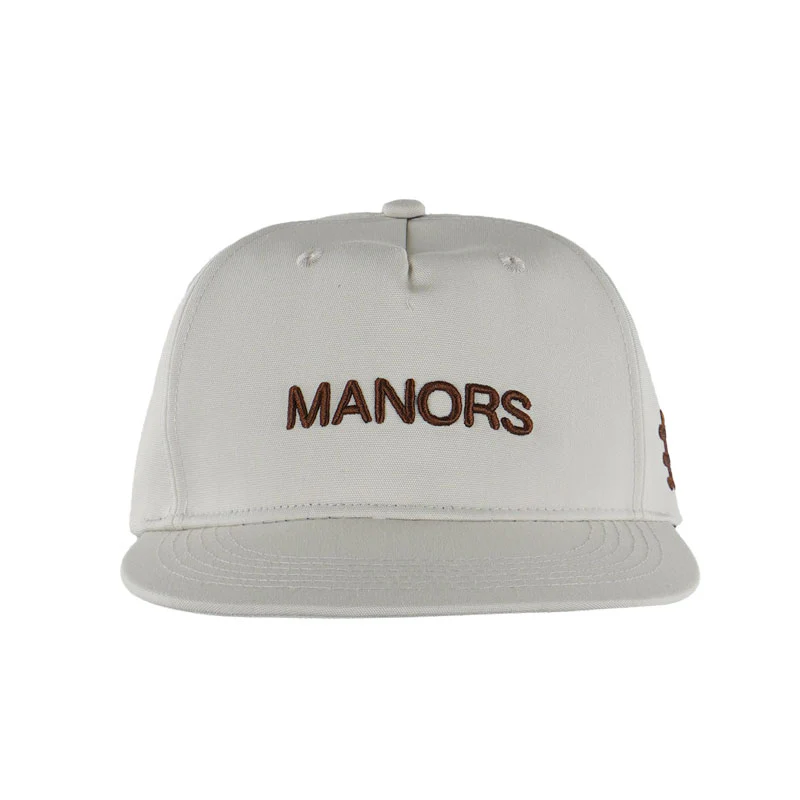 MANORS Retro Crown Men's Cap (Ivory) - Image 3
