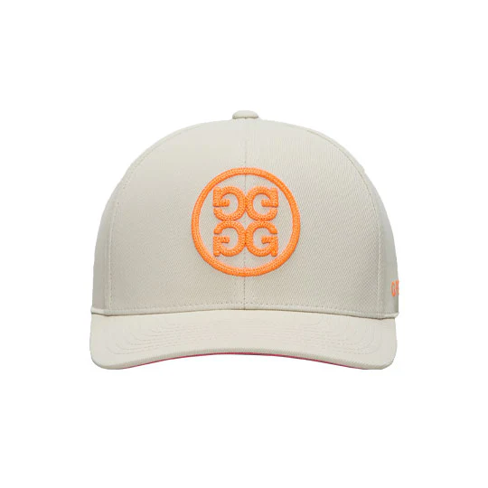 GFORE Chainstitch Circle G Contrast Men's Cap (Stone) - Image 2