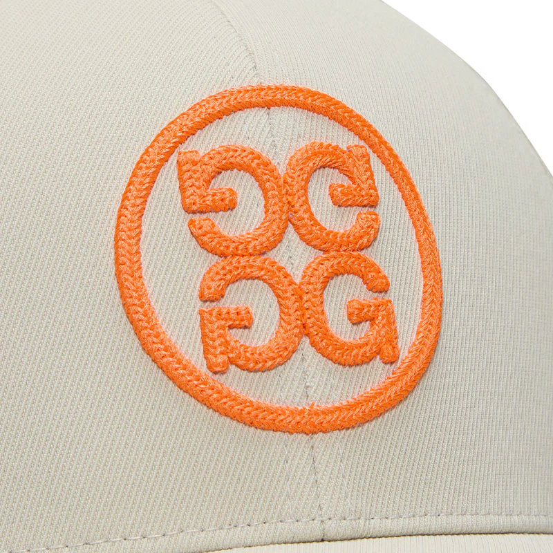 GFORE Chainstitch Circle G Contrast Men's Cap (Stone) - Image 4