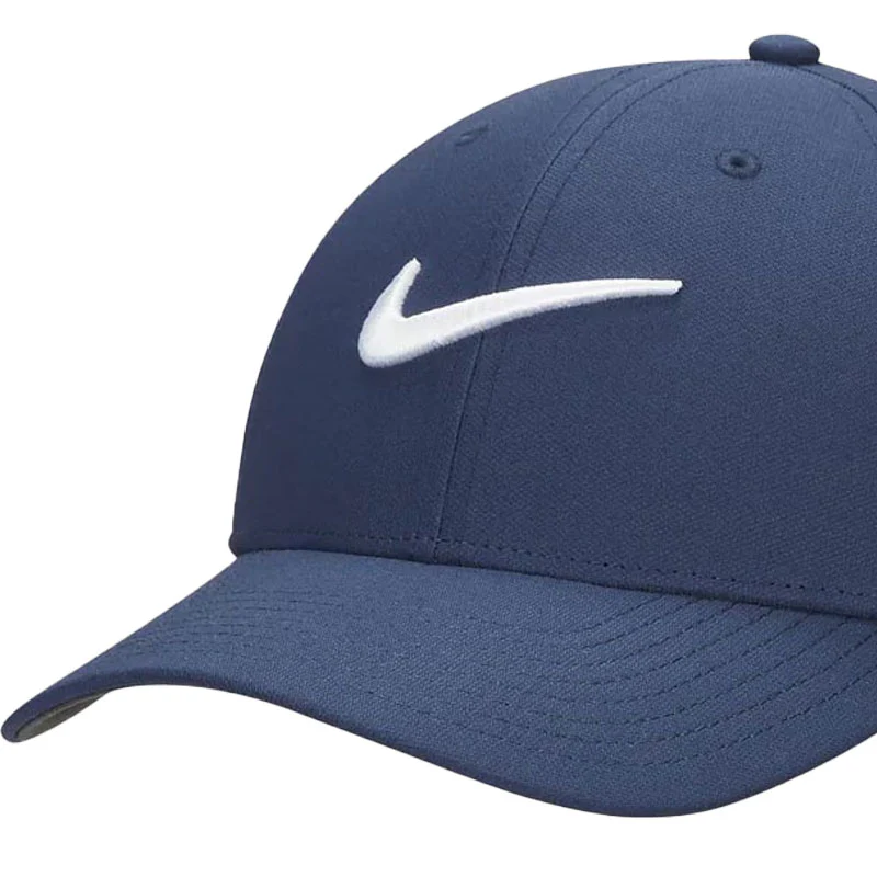 NIKE Dri-FIT Club Structured Swoosh Unisex Cap (Navy) - Image 3