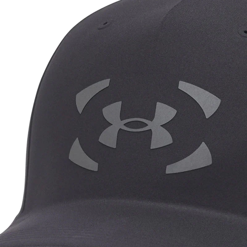 UNDER ARMOUR Halo Stealthform Mid Unisex Adjustable Cap (Black) - Image 3