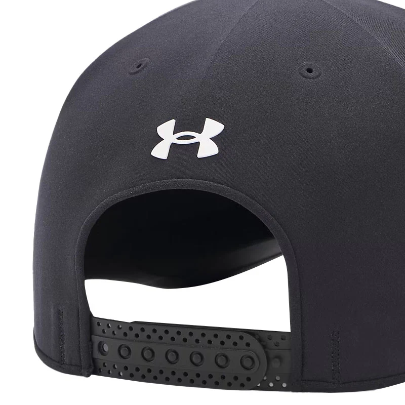 UNDER ARMOUR StealthForm High Spieth Unisex Men's Cap (Black/White) - Image 4