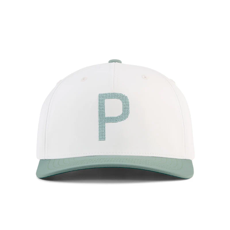 PUMA Crafted P Men's Cap (White/Eucalyptus) - Image 3
