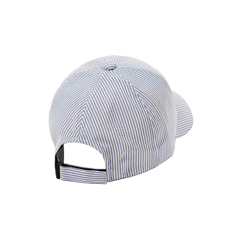 LE COQ SPORTIF GOLF Striped Men's Cap (White/Navy) - Image 3