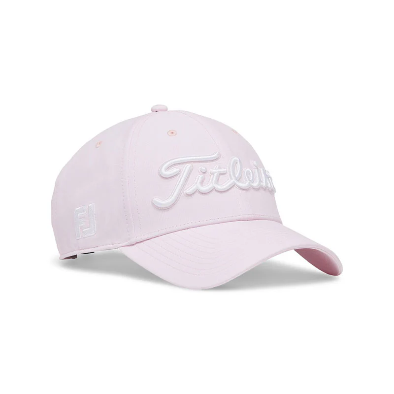 TITLEIST Tour Performance Women's Cap (Pale Pink/White) - Image 2