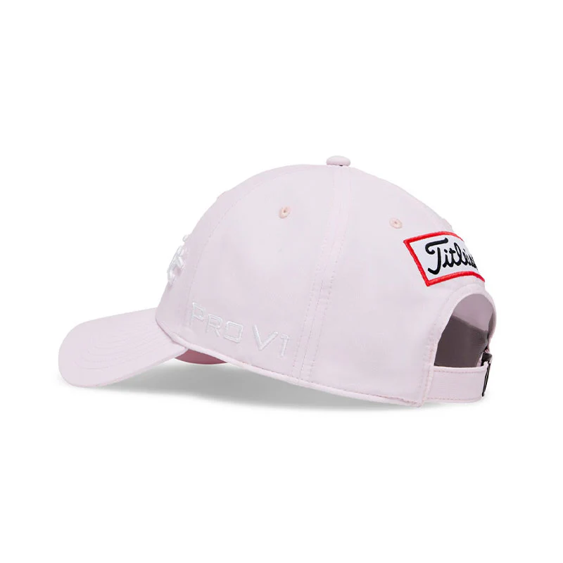 TITLEIST Tour Performance Women's Cap (Pale Pink/White) - Image 4