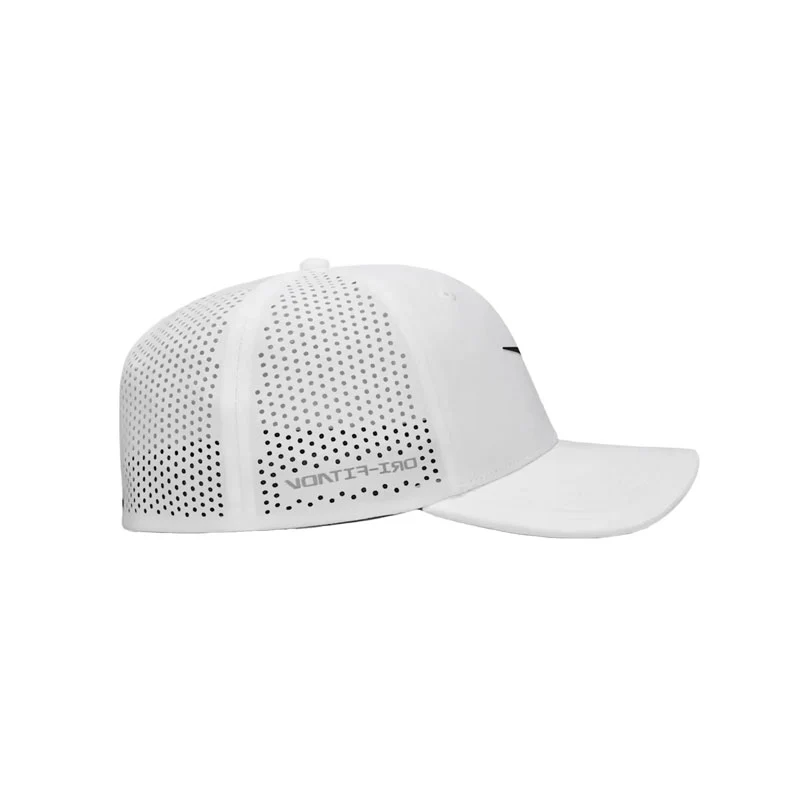 NIKE Rise Dri-FIT ADV SwooshFlex Structured Men's Cap (White/Anthracite/Black) - Image 2