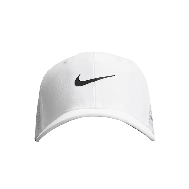 NIKE Rise Dri-FIT ADV SwooshFlex Structured Men's Cap (White/Anthracite/Black) - Image 3