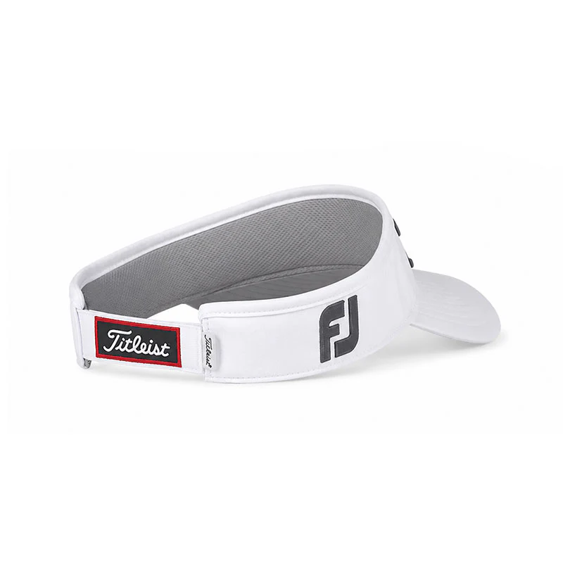 TITLEIST Tour Performance Men's Visor (White/Charcoal) - Image 3