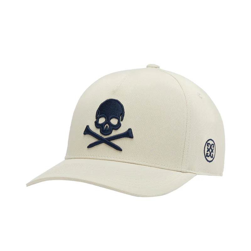 GFORE Skull & T's Men's Snapback Hat (Stone)