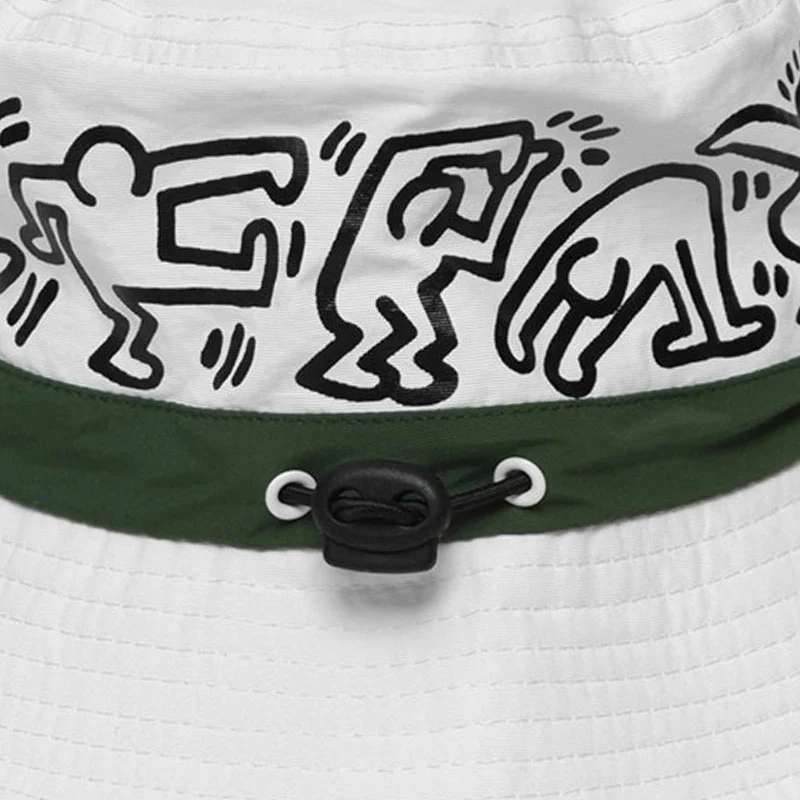 MALBON GOLF x Keith Haring Men's Hat (White) - Image 4