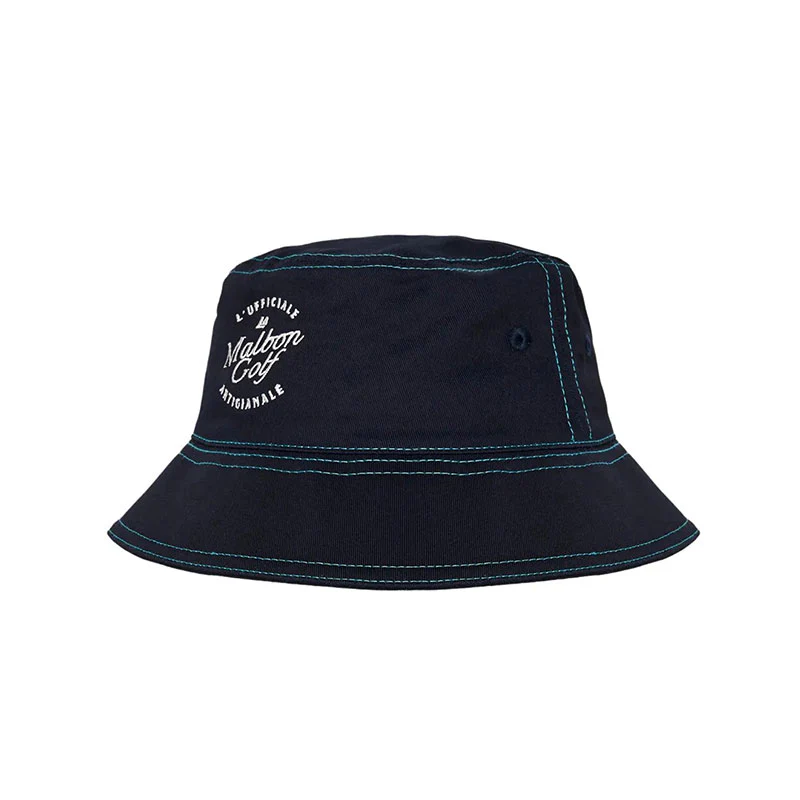 MALBON GOLF Artigianale Men's Bucket Hat (Navy)