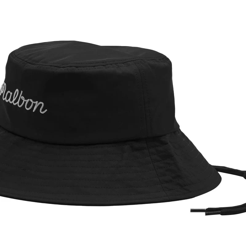 MALBON GOLF Men's Bucket Hat (Black) - Image 4
