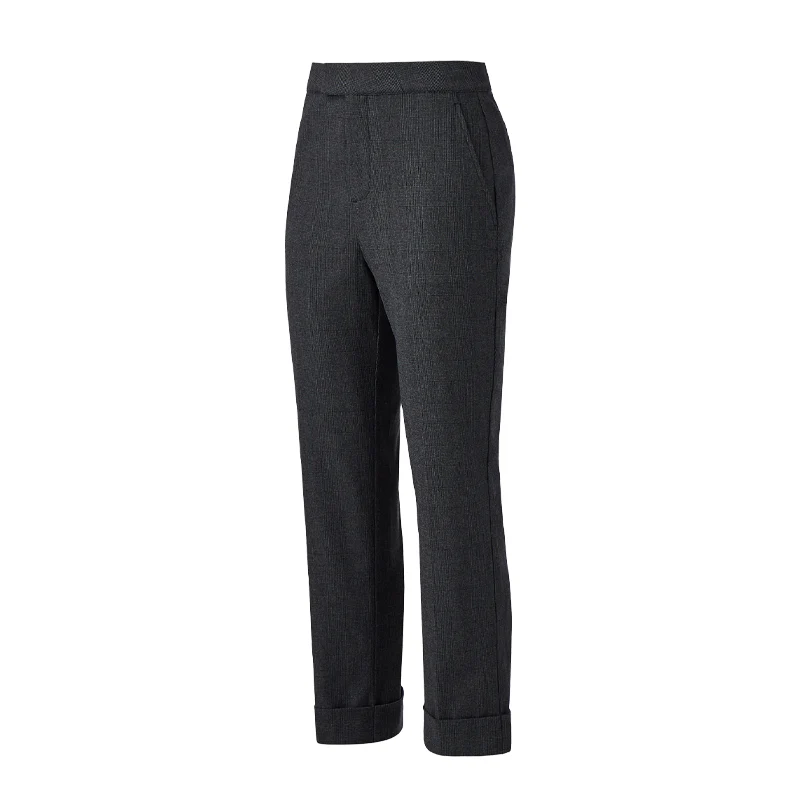 GFORE Cuffed Glen Plaid Stretch Women?s Pants (Grey)