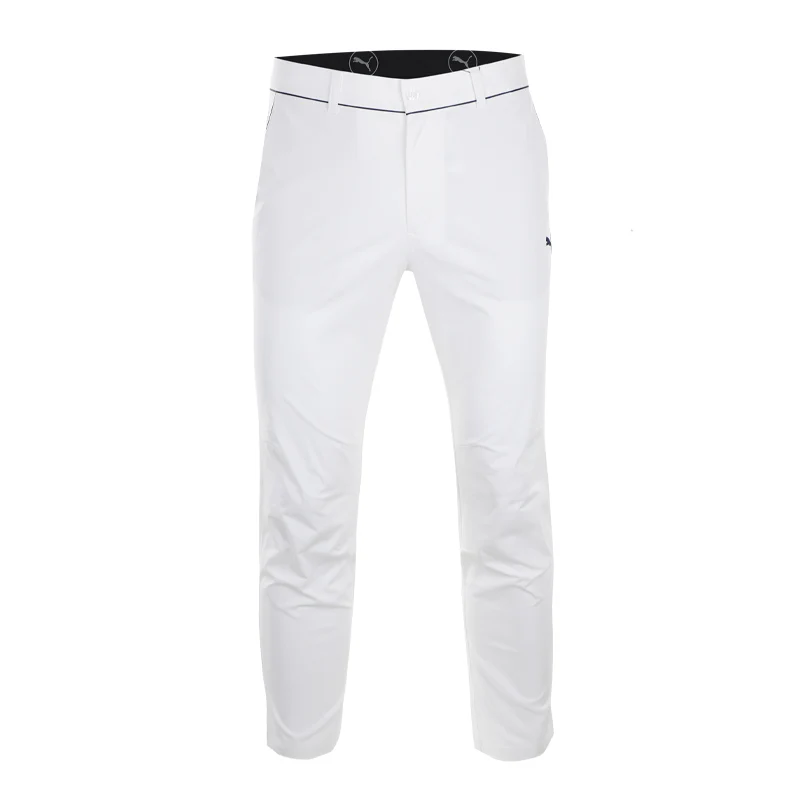 PUMA Japan Hyper Stretch Houndstooth 3D Slim Men's Pants (White)