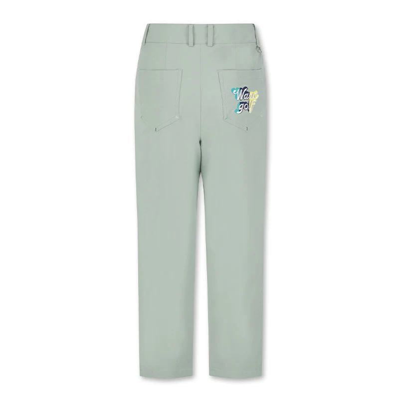 WAAC Cool Women's Tapered Pants (Yellow/Green) - Image 2
