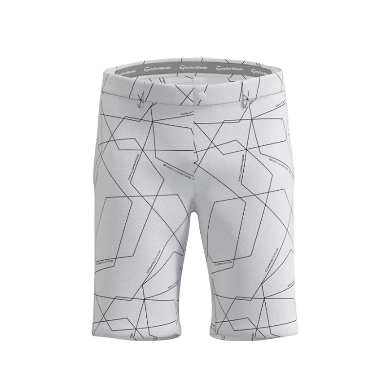 TAYLORMADE Word Graphic Men's Shorts (White)